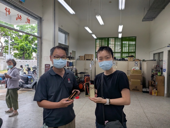 【1140425】機械科辦理教師研習，匠心獨具研磨原木手工筆圖片